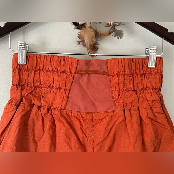 Free People Movement The Way Home Women’s Running Shorts Size M Burnt Orange - Picture 4 of 15